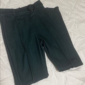 SHEIN Black Plaid Trousers - Never worn